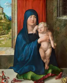 Madonna and Child [obverse], c. 1496/1499. Creator: Albrecht Durer