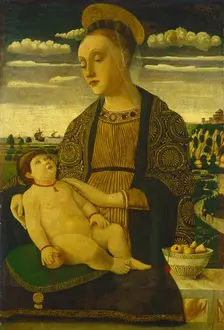 Madonna and Child, late 1460s. Creator: Francesco Benaglio