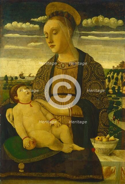 Madonna and Child, late 1460s. Creator: Francesco Benaglio.