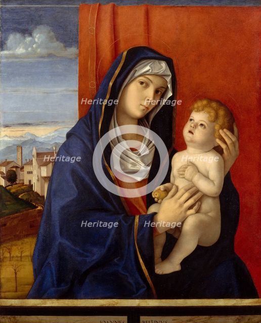 Madonna and Child, late 1480s. Creator: Giovanni Bellini.