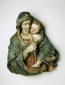 Madonna and Child, late 14th century. Creators: Virgin Mary, Jesus Christ, School of Lorenzo Ghiberti