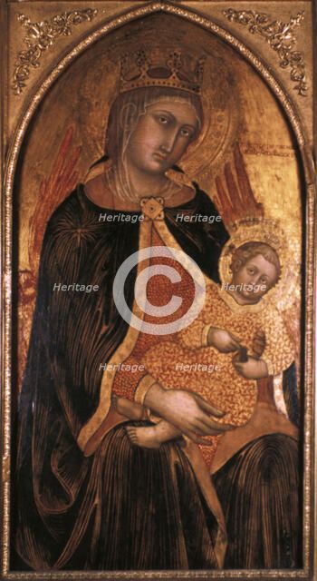 'Madonna and Child', late 14th/early 15th century. Artist: Taddeo di Bartolo