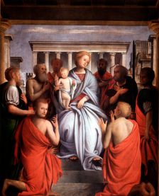 Madonna and Child late 15th/early 16th century. Artist: Bramantino