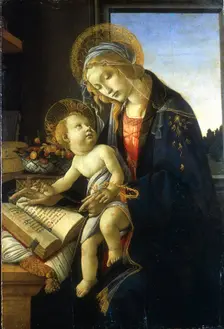 Madonna and Child ('Madonna of the Book'), 1483. Artist: Sandro Botticelli