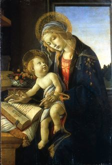 Madonna and Child ('Madonna of the Book'), 1483. Artist: Sandro Botticelli