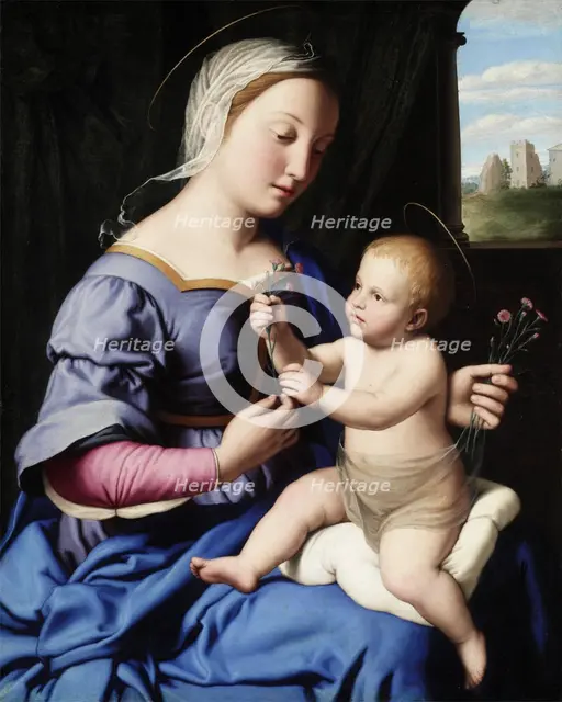 Madonna and Child, mid-17th century. Creator: Giovanni Battista Salvi da Sassoferrato.