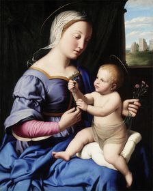 Madonna and Child, mid-17th century. Creator: Giovanni Battista Salvi da Sassoferrato