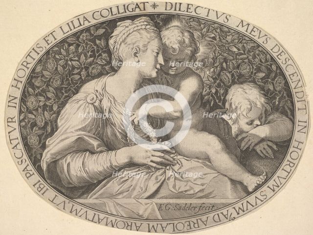 Madonna and Child.n.d. Creator: Aegidius Sadeler II.