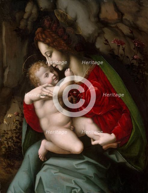Madonna and Child, possibly early 1520s. Creator: Bacchiacca.