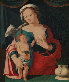 Madonna and Child, probably 1528. Creator: Lucas van Leyden