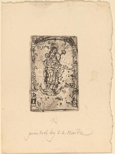 Madonna and Child, probably 15th century. Creator: Unknown