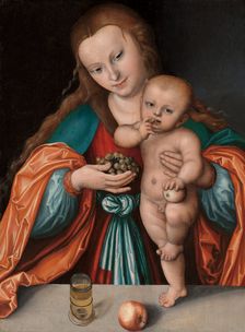 Madonna and Child, probably c. 1535 or after. Creator: Lucas Cranach the Elder