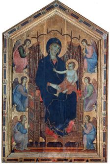 Madonna and Child (Rucellai Madonna), 1285. Artist: Duccio di Buoninsegna