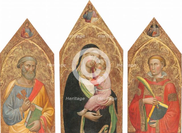 Madonna and Child with the Blessing Christ, and Saints Peter, James Major, Anthony..., c. 1415/1420. Creator: Martino di Bartolomeo di Biagio.