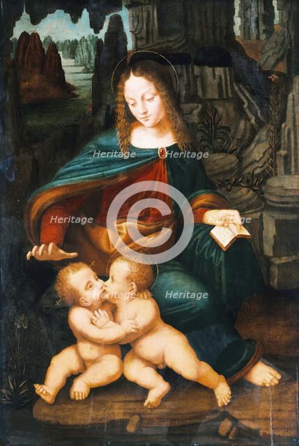 Madonna and Child with the Infant Saint John, c. 1496. Creator: Bernardino de Conti (1450-1525).