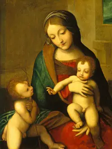 Madonna and Child with the Infant Saint John, c. 1510. Creator: Unknown