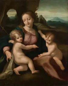 Madonna and Child with the Infant Saint John, c1522-1523. Creator: Antonio da Correggio