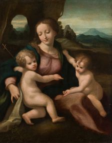 Madonna and Child with the Infant Saint John, c1522-1523. Creator: Antonio da Correggio