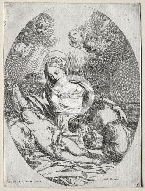 Madonna and Child with the Magdalen. Creator: Carlo Maratti (Italian, 1625-1713).