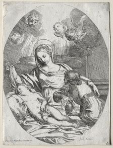 Madonna and Child with the Magdalen. Creator: Carlo Maratti (Italian, 1625-1713)