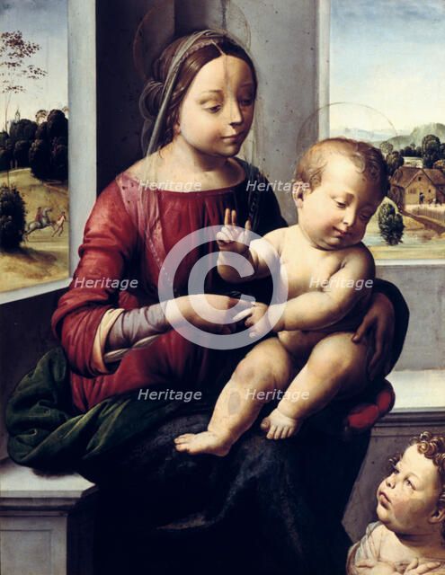 'Madonna and Child with the Young Saint John the Baptist', c1497. Artist: Fra Bartolomeo