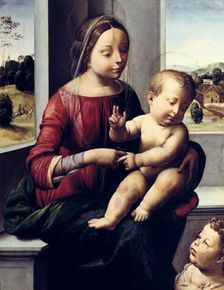 Madonna and Child with the Young Saint John the Baptist c1497. Artist: Fra Bartolomeo