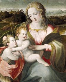 Madonna and Child with the Young Saint John the Baptist, c1565. Creator: Michele Tosini