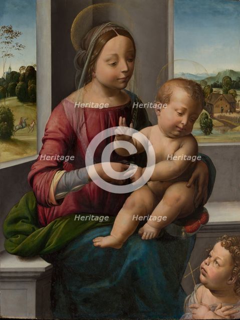 Madonna and Child with the Young Saint John the Baptist, ca. 1497. Creator: Fra Bartolomeo.