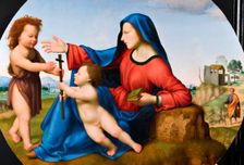 Madonna and Child with the Young St John the Baptist, n.d., c1500-1550. Creator: Giuliano Bugiardini