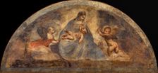 Madonna and Child with two angels, c. 1519. Creator: Titian (1488-1576)