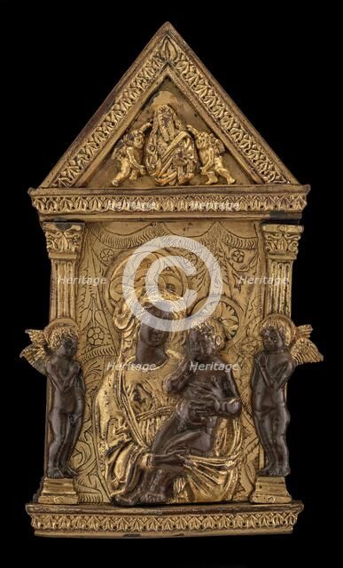 Madonna and Child with Two Angels, second half 15th century. Creator: Unknown.