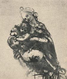 Madonna and Child with a Cat c1475 (1945). Artist: Leonardo da Vinci