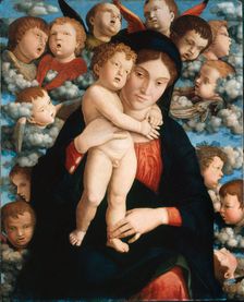 Madonna and Child with a Choir of Cherubs (Madonna of the Cherubim), 1485-1490