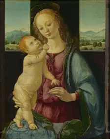 Madonna and Child with a Pomegranate, 1475/1480. Creator: Lorenzo di Credi