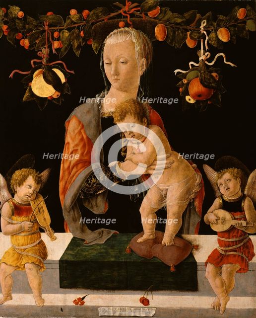 Madonna and Child with Angels, 1459-1460. Creator: Giorgio di Tomaso Schiavone.