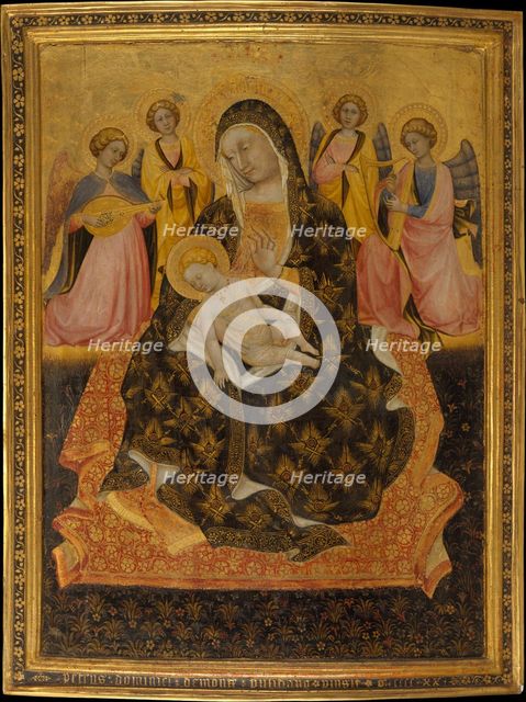 Madonna and Child with Angels, 1420. Creator: Pietro di Domenico da Montepulciano.