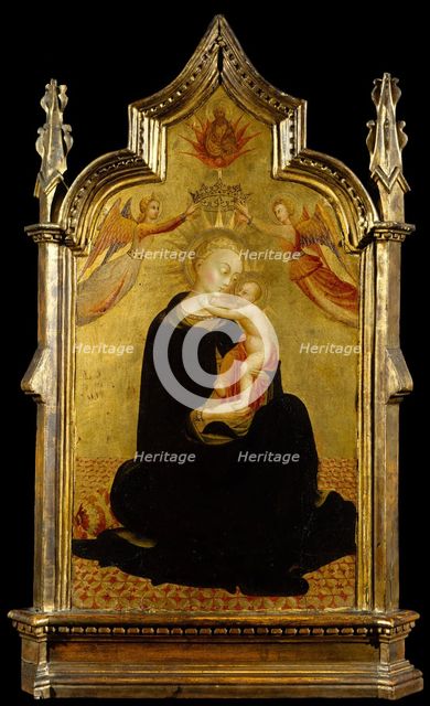 Madonna and Child with Angels, ca. 1445-50. Creator: Sassetta.