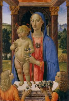 Madonna and Child with Angels. Creator: Cosimo Rosselli