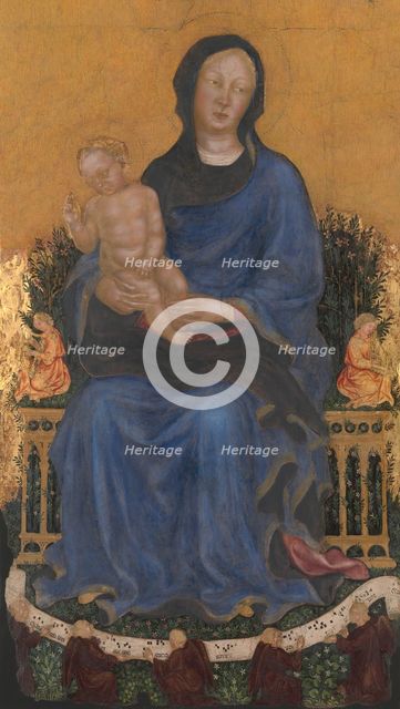 Madonna and Child with Angels. Creator: Gentile da Fabriano.