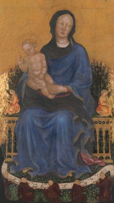 Madonna and Child with Angels. Creator: Gentile da Fabriano