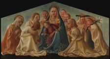 Madonna and Child with Angels and Saints (Trivulzio Madonna), c1430. Creator: Lippi, Fra Filippo (1406-1469)
