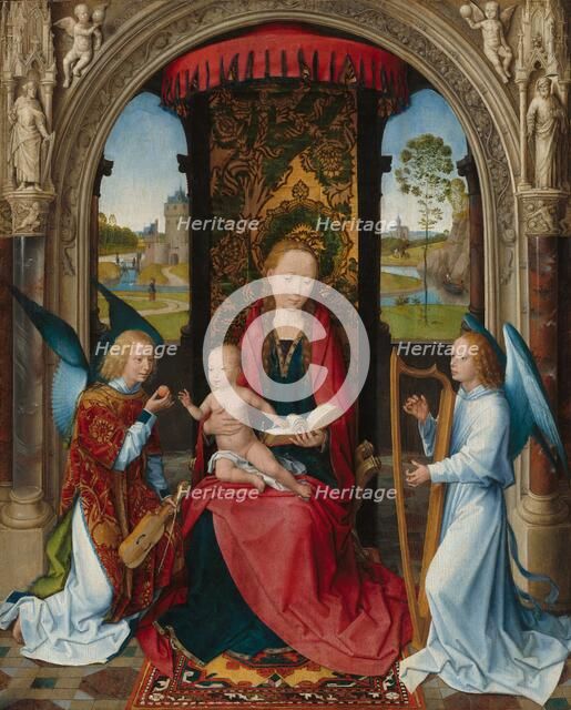 Madonna and Child with Angels, after 1479. Creator: Hans Memling.