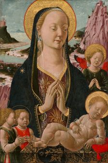 Madonna and Child with Angels, c. 1455/1470. Creator: Unknown