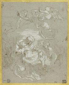 Madonna and Child with Angels, c. 1700. Creator: Johann Carl Loth