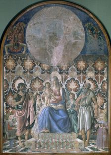 Madonna and Child with Angels c1443. Artist: Andrea del Castagno