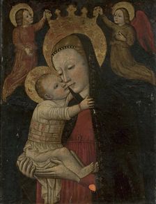 Madonna and Child with Angels, late 15th - early 16th century. Creator: Unknown