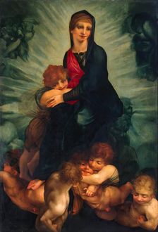 Madonna and Child with Cherubs, 1517. Creator: Rosso Fiorentino