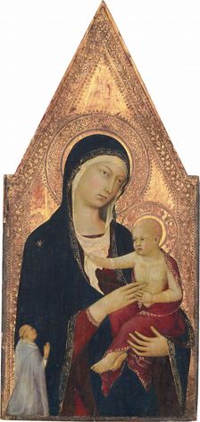 Madonna and Child with Donor, 1325/1330. Creator: Lippo Memmi