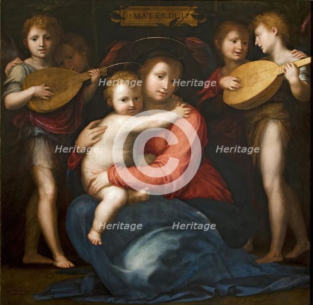 Madonna and Child with Four Angels, 1514. Creator: Fra Bartolomeo.