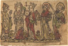 Madonna and Child with Four Saints, c. 1410/1430. Creator: Unknown